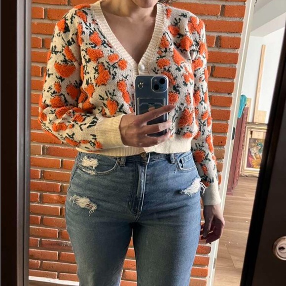 Floral cardigan S/M - Picture 4 of 4